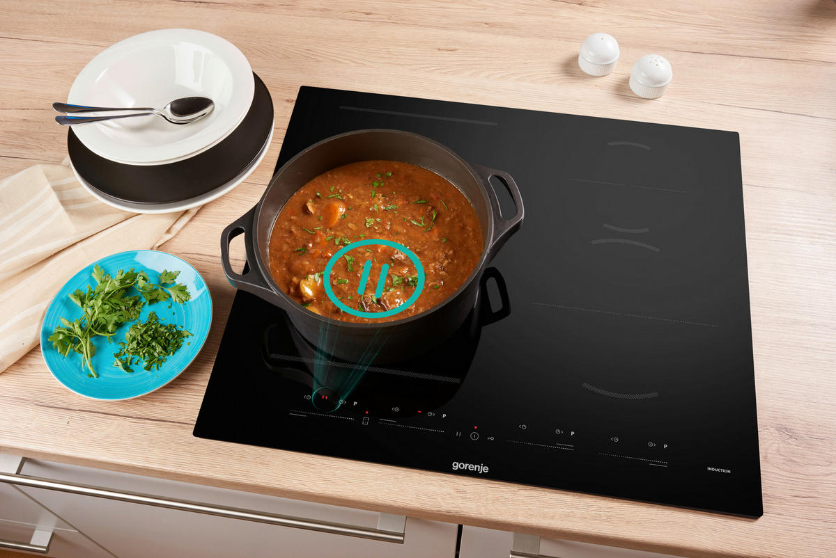 INDUKTIONSKOCHFELD  - Schwarz, Basics (59/5,3/52cm) - Gorenje