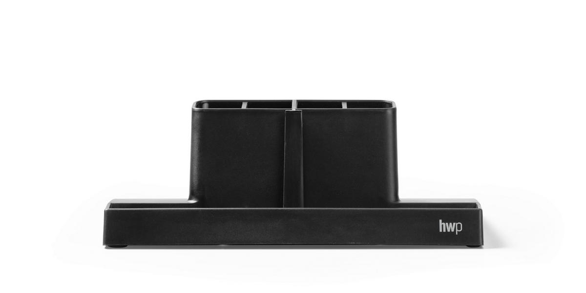 MESSERBLOCK  - Schwarz, Basics, Kunststoff/Metall (27/20/13,5cm) - Homeware Profession.