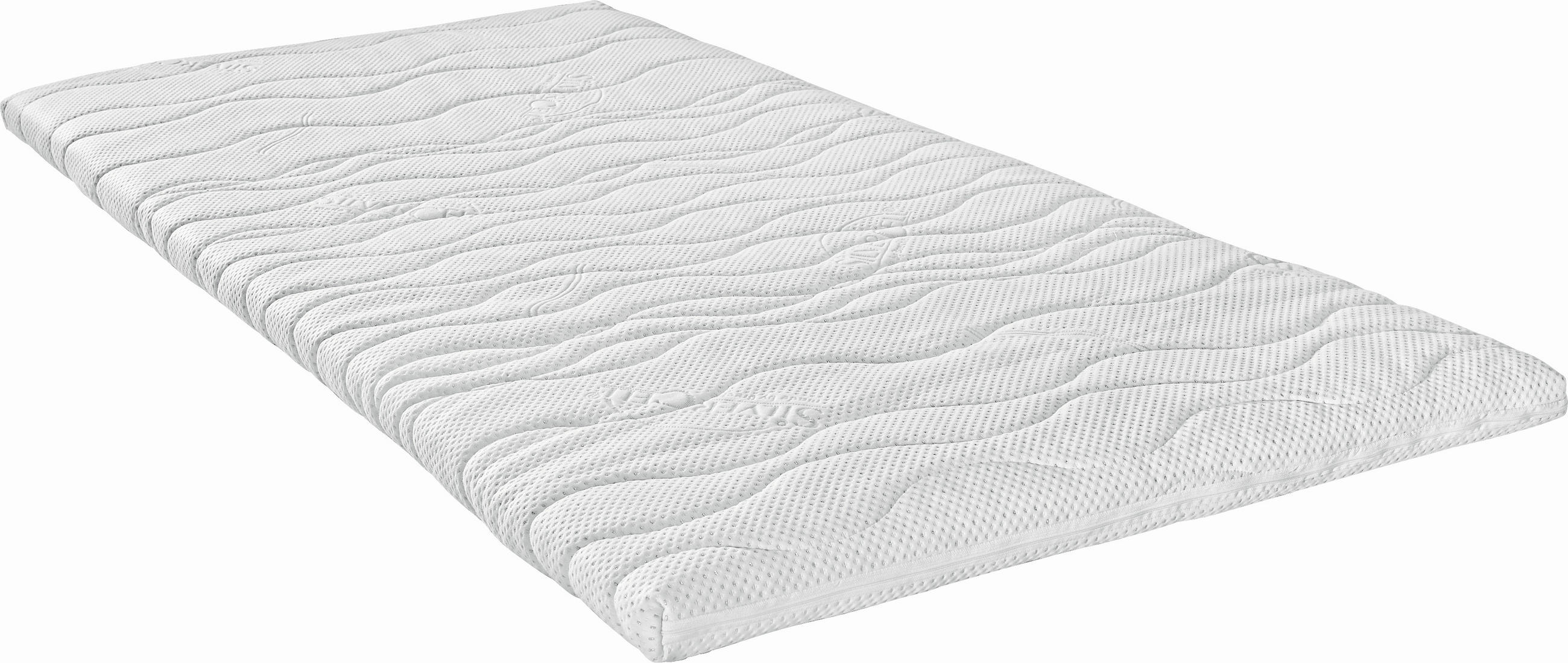 TOPPER 180/200 cm Höhe ca. 6 cm  - Weiss, Basics, Textil (180/200cm) - Sleeptex