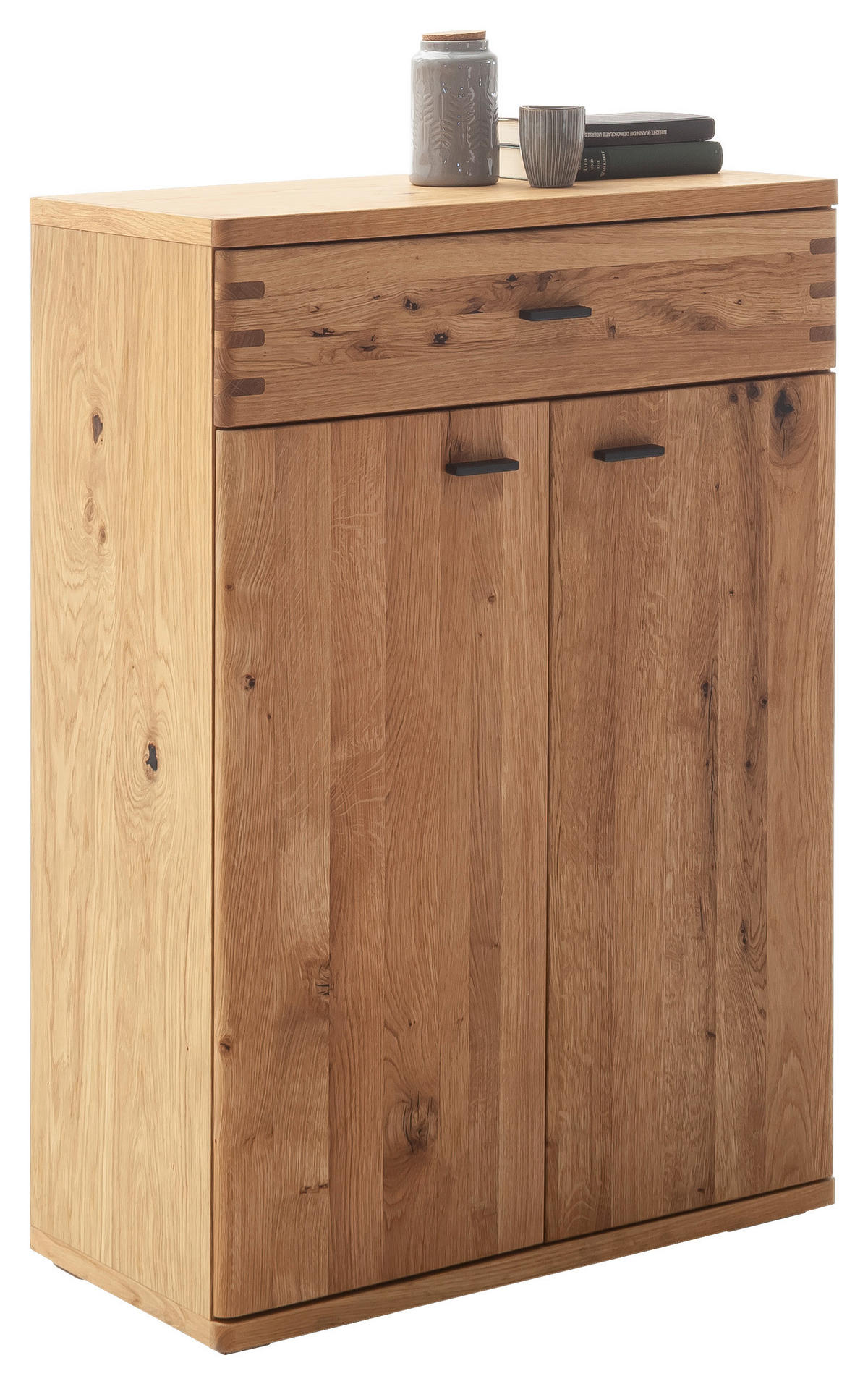 SCHUHSCHRANK  in 75/108/37 cm  - Wildeiche/Anthrazit, Natur, Holz/Holzwerkstoff (75/108/37cm) - Waldwelt