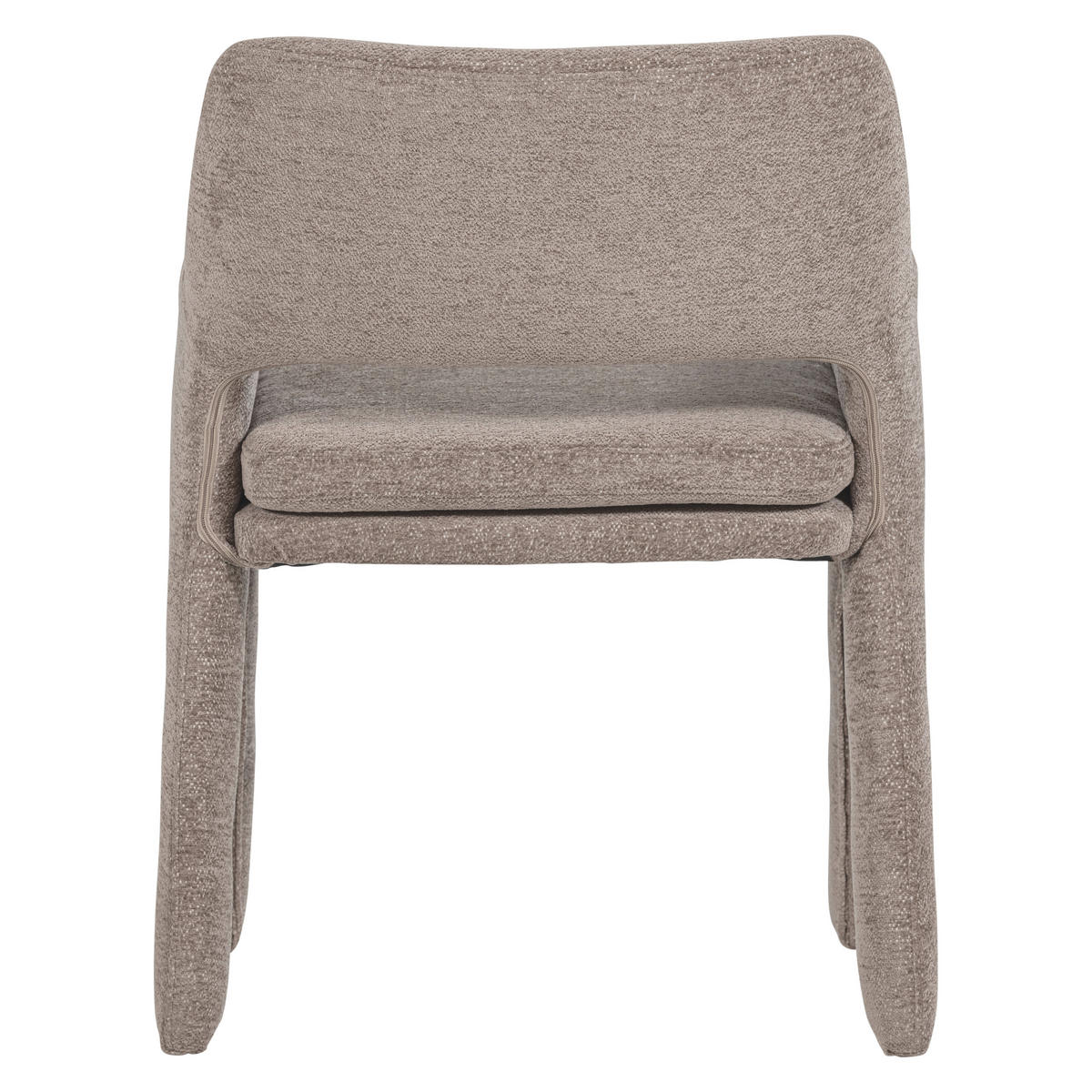 ARMLEHNSTUHL   Chenille  Taupe  - Taupe, MODERN, Textil (57/78/56cm) - Livetastic