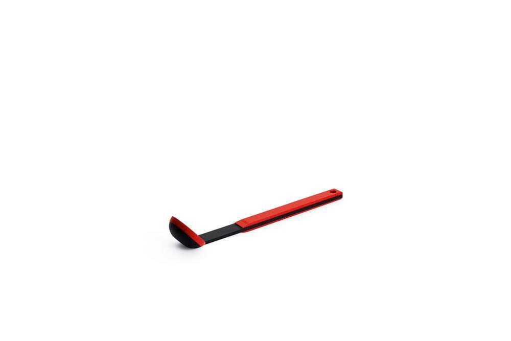 Woll Schöpflöffel Cook-It Rot, Schwarz 6.5x4.5x29.5 cm
