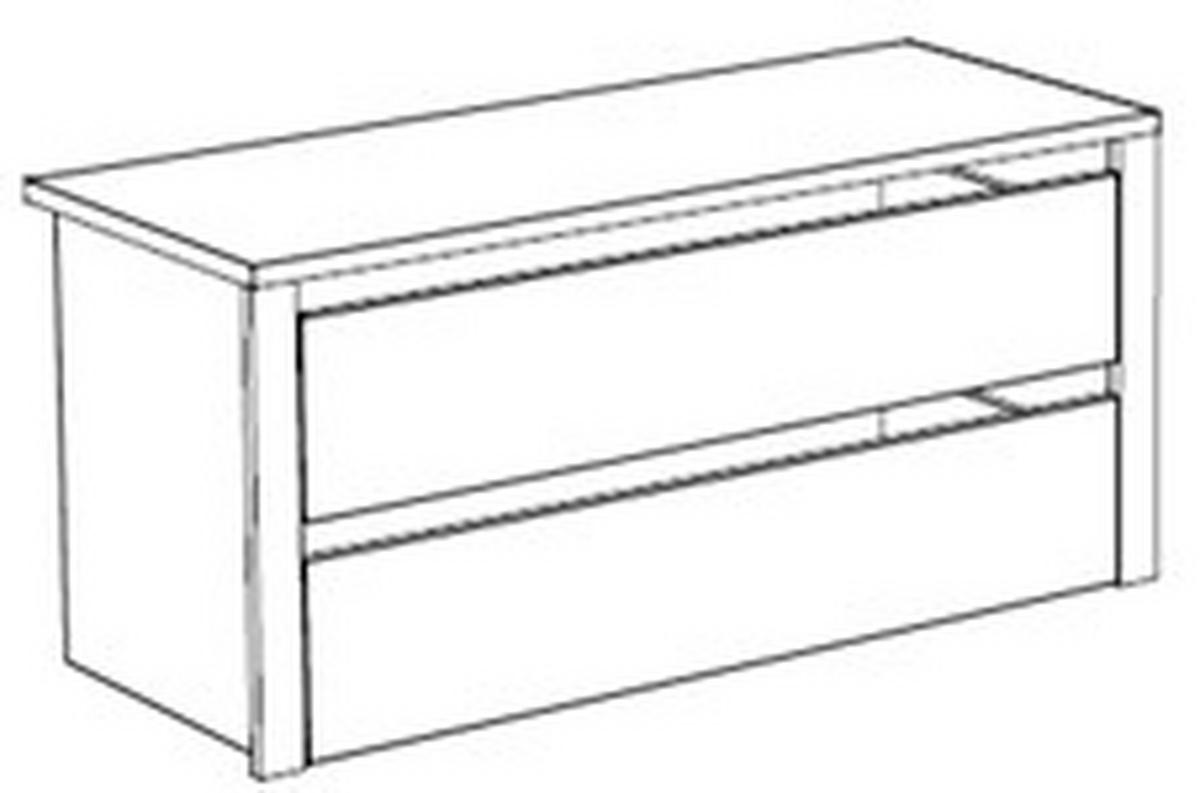 SCHUBKASTENEINSATZ   - Kaschmir, Basics, Holzwerkstoff (97/45/40cm) - Jimmylee