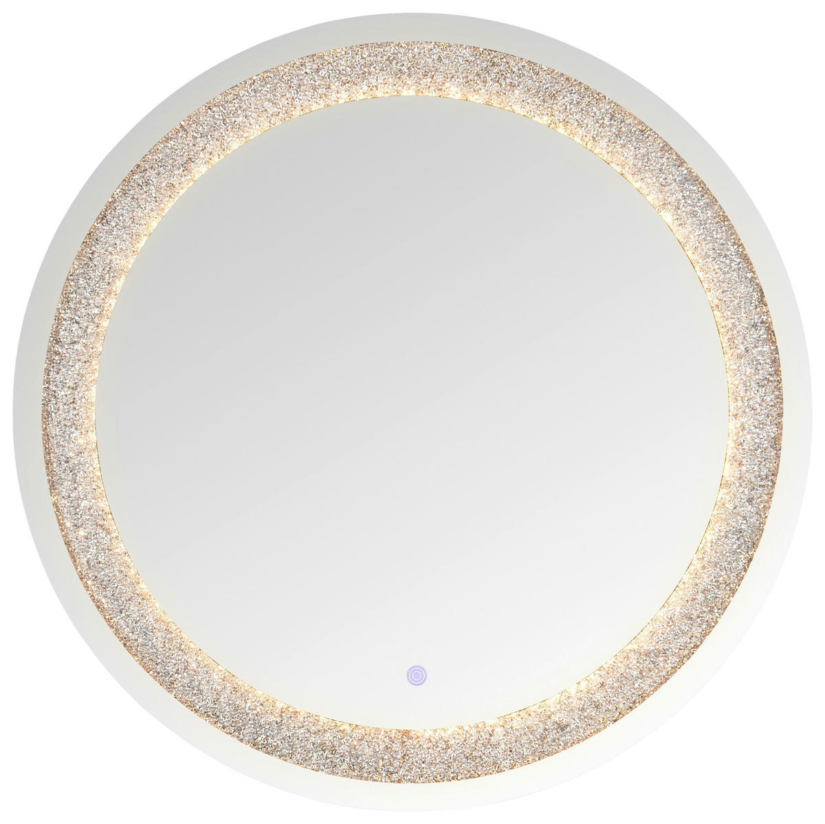 BADEZIMMERSPIEGEL 60/60/4 cm  - Silberfarben, MODERN, Glas (60/60/4cm)