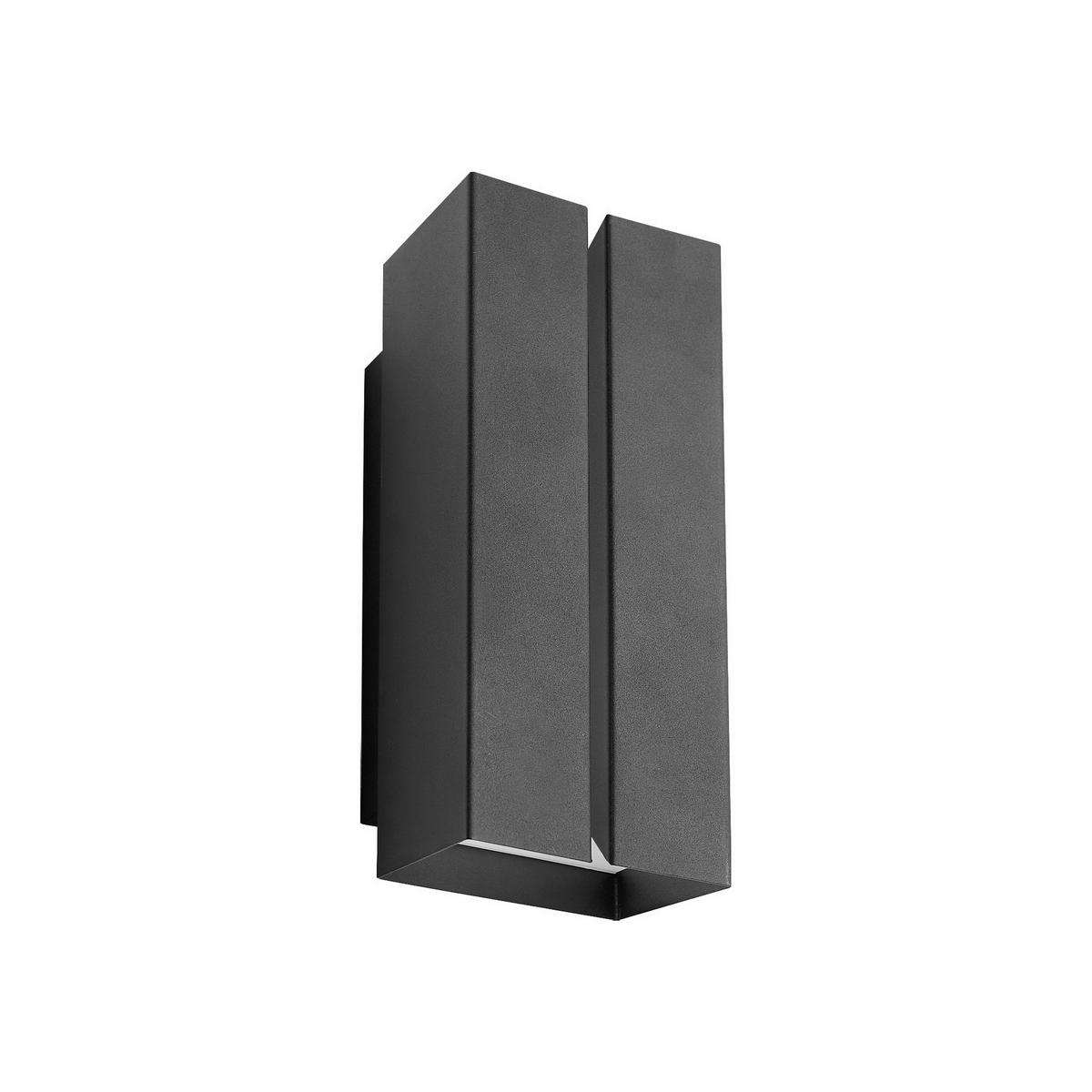 AUßENWANDLEUCHTE Clarini 13/29,5/12,5 cm   - Schwarz, Design, Metall (13/29,5/12,5cm) - Nordlux