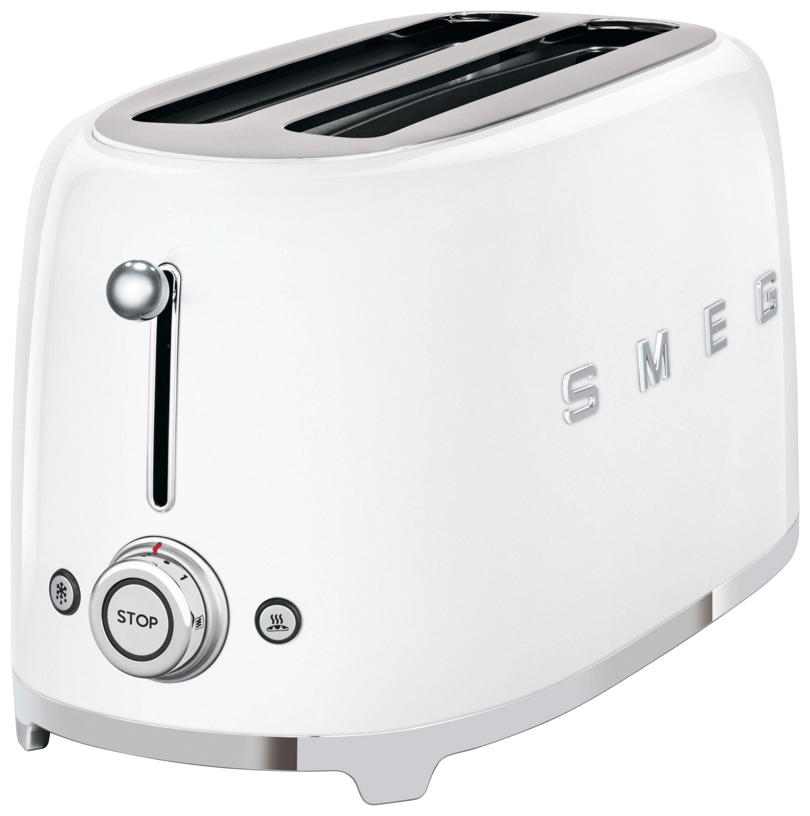 TOASTER  - Weiss, Basics, Metall (39.4/21.5/39.4cm) - SMEG