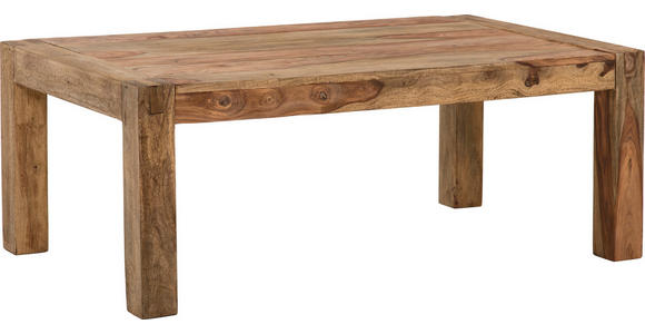 COUCHTISCH Sheesham massiv rechteckig Braun, Naturfarben 120/70/45 cm  - Braun/Naturfarben, LIFESTYLE, Holz (120/70/45cm) - Landscape