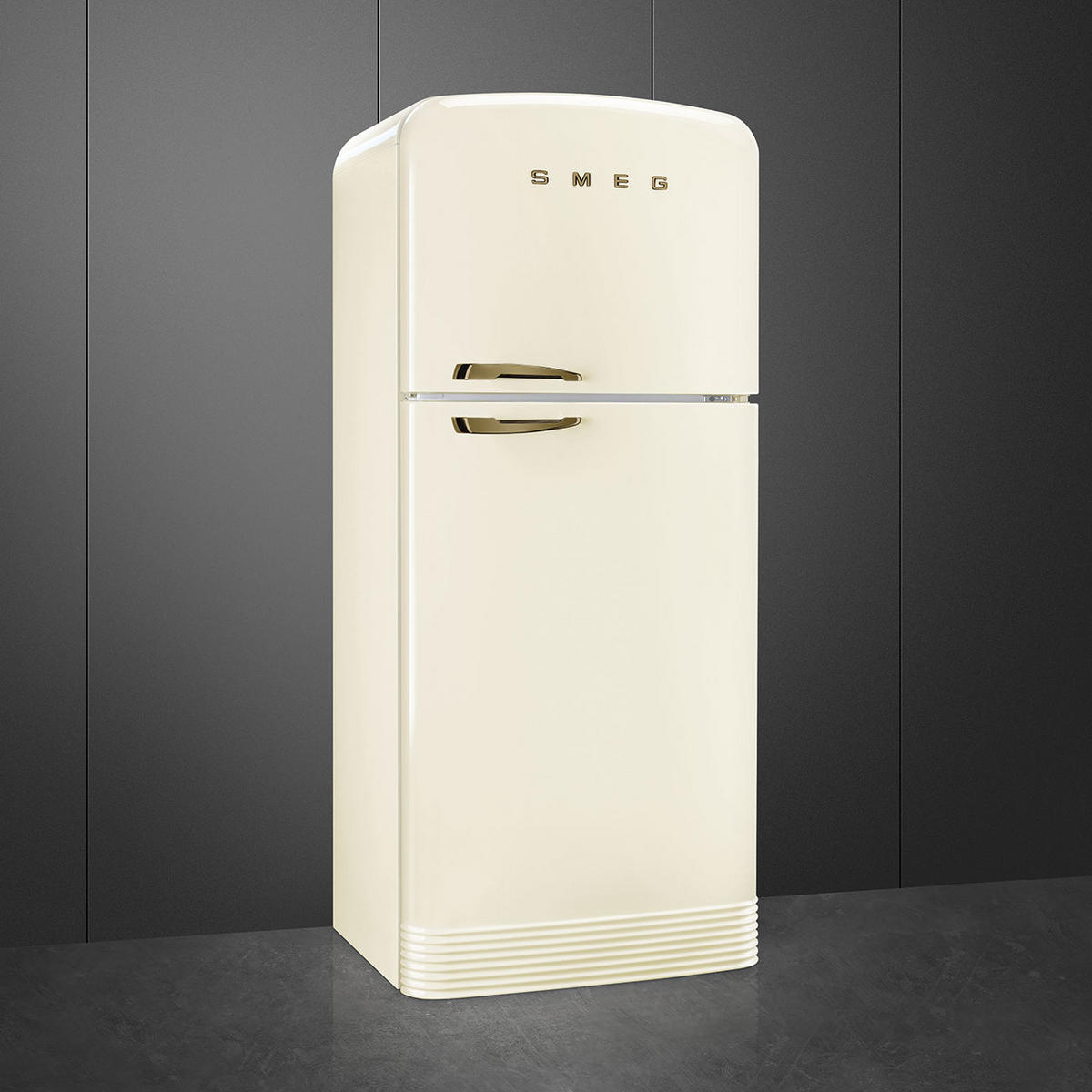 KÜHL-GEFRIER-KOMBINATION 79,6/192,1/80,5 cm FAB50RCRB5  - Creme, Basics, Metall (79,6/192,1/80,5cm) - SMEG