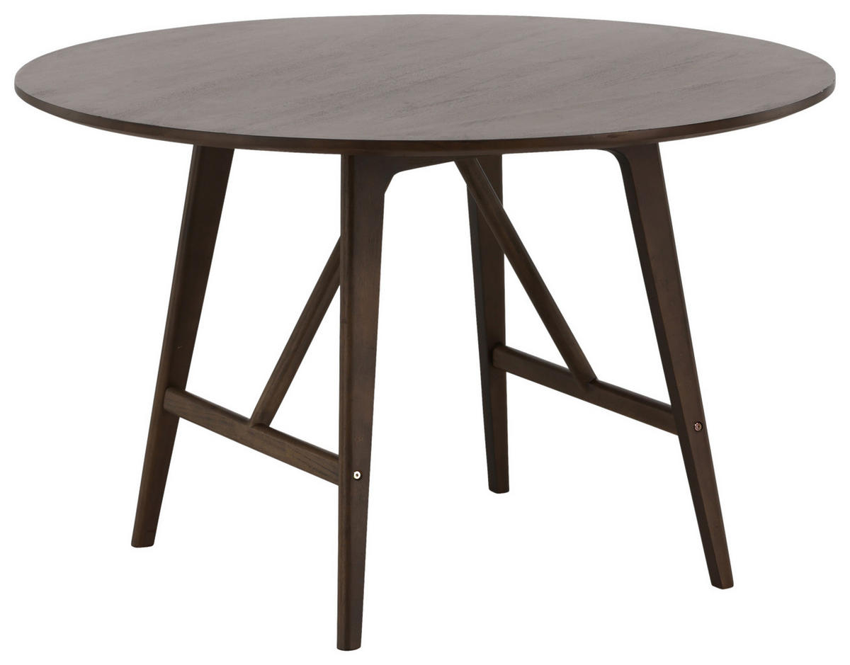 ESSTISCH in Holz, Holzwerkstoff 100/100/75 cm  - Dunkelbraun, Design, Holz/Holzwerkstoff (100/100/75cm) - Livetastic