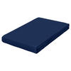 BOXSPRING-FIXLEINTUCH - Dunkelblau, Basics, Textil (180-200/200-220cm) - Schlafgut