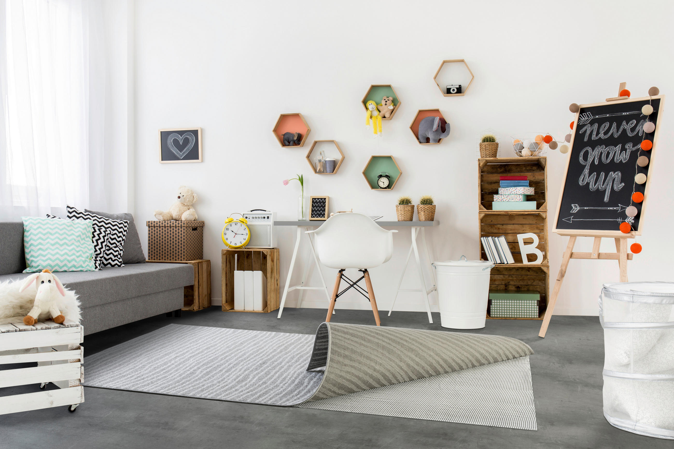 UNTERLAGSMATTE 120/180 cm  - Weiß, KONVENTIONELL, Kunststoff (120/180cm) - Novel