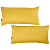 KISSENHÜLLEN-SET Dobby 40/80 cm  - Goldfarben, KONVENTIONELL, Textil (40/80cm) - Novel