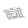 LED-TAKLAMPA Gorden 43/43/6 cm  - vit, Trend, metall/plast (43/43/6cm) - Fischer & Honsel