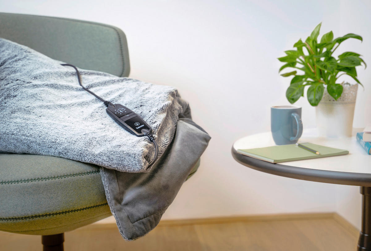 HEIZDECKE Green Planet 180/130 cm  - Grau, Kunststoff (180/130cm)