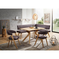ESSTISCH in Holz 130/90/76 cm  - Eichefarben, Design, Holz (130/90/76cm) - Venda