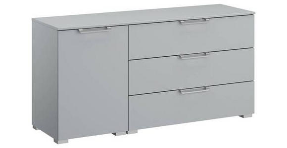 SIDEBOARD 120/61/42 cm in Hellgrau - Silberfarben/Hellgrau, Design, Holzwerkstoff/Kunststoff (120/61/42cm) - Novel