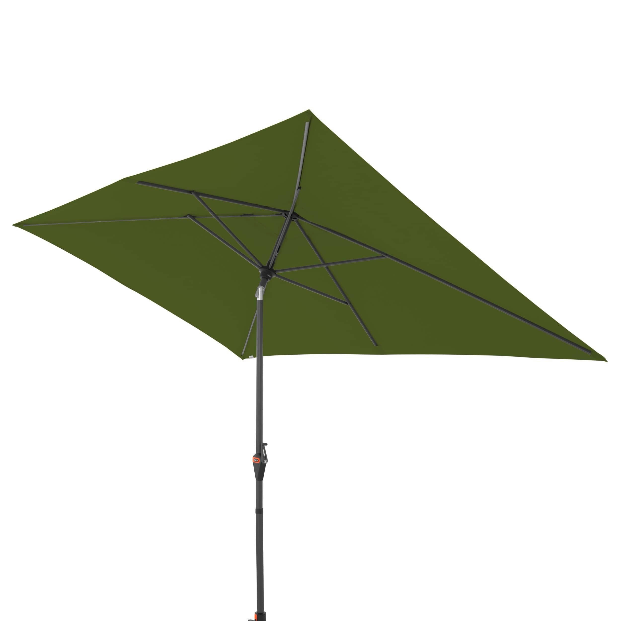 SONNENSCHIRM 300x200 cm  - Anthrazit/Grün, Basics, Textil/Metall (300/200cm) - Doppler