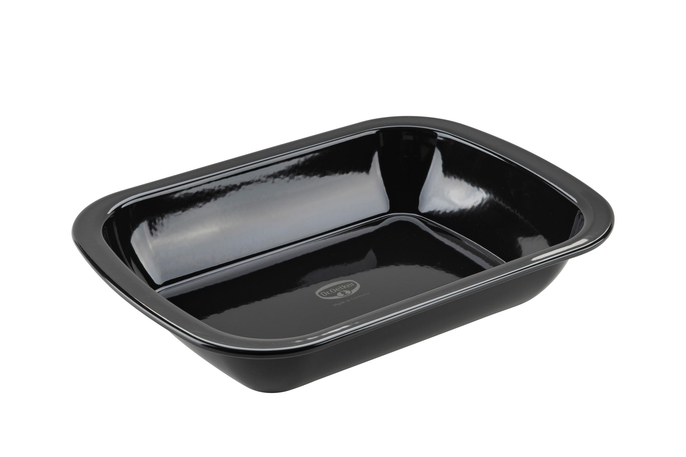 AUFLAUFFORM Metall  - Schwarz, KONVENTIONELL, Metall (34/6/25cm) - Dr.Oetker