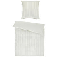 WENDEBETTWÄSCHE SW-Heritage Satin 135/200 cm  - Beige/Creme, Basics, Textil (135/200cm) - Schöner Wohnen