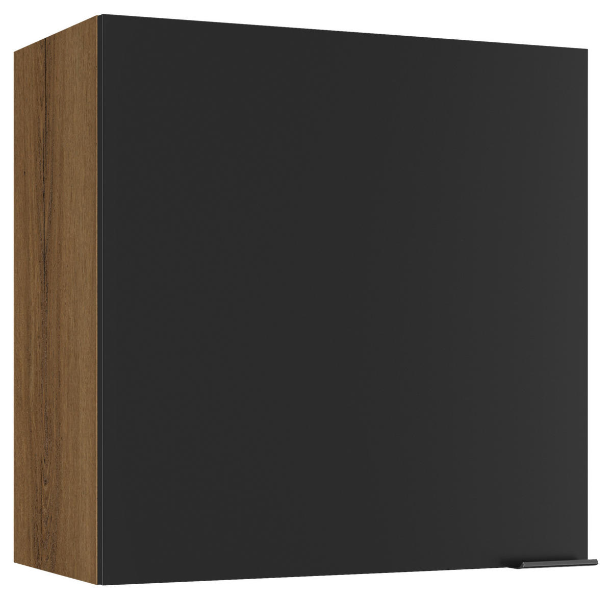 KÜCHENOBERSCHRANK 60/60/31 cm  in Schwarz, Eichefarben  - Eichefarben/Schwarz, Basics, Holzwerkstoff/Metall (60/60/31cm) - MID.YOU