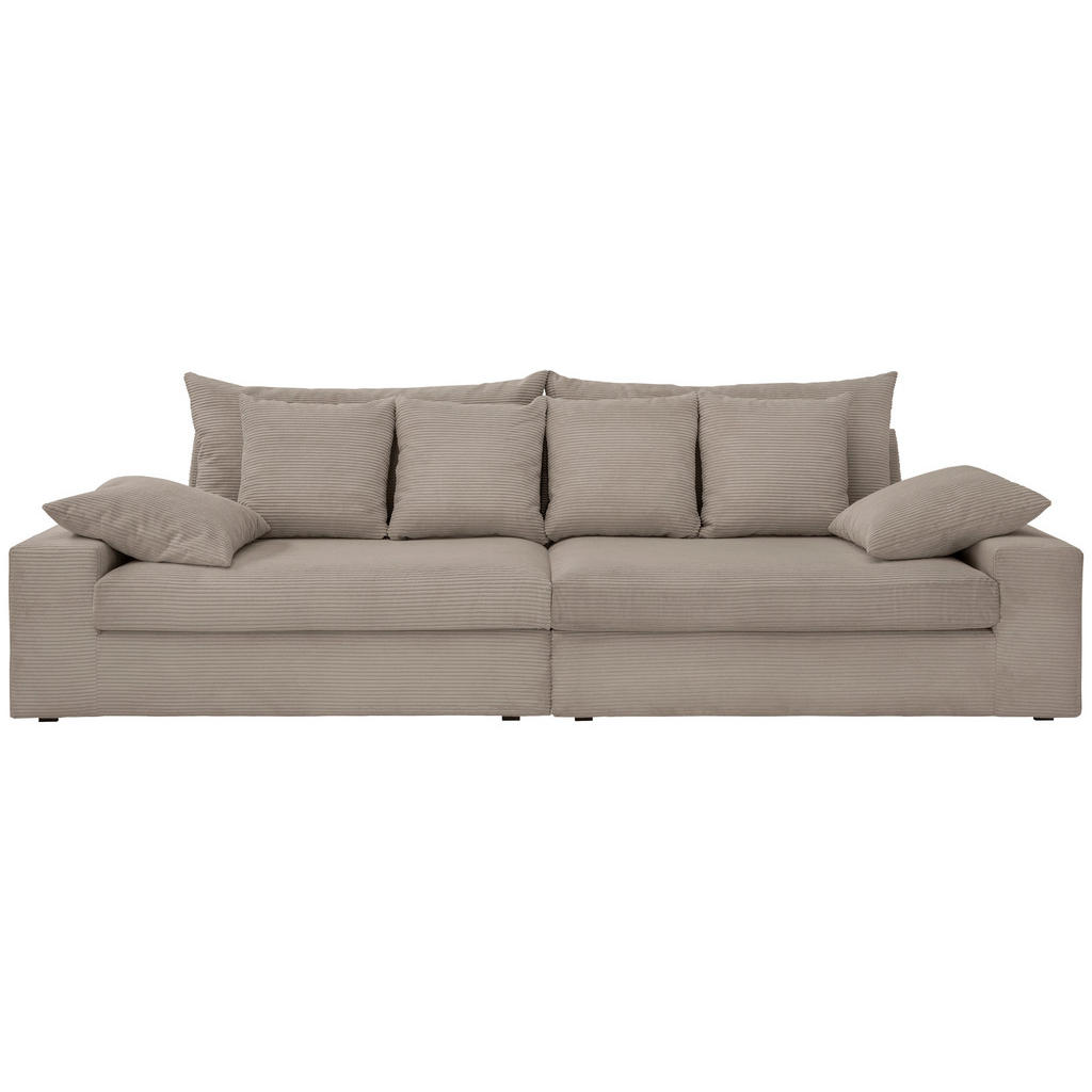 Viersitzer-sofa Avellino Graubraun B: 308 Cm