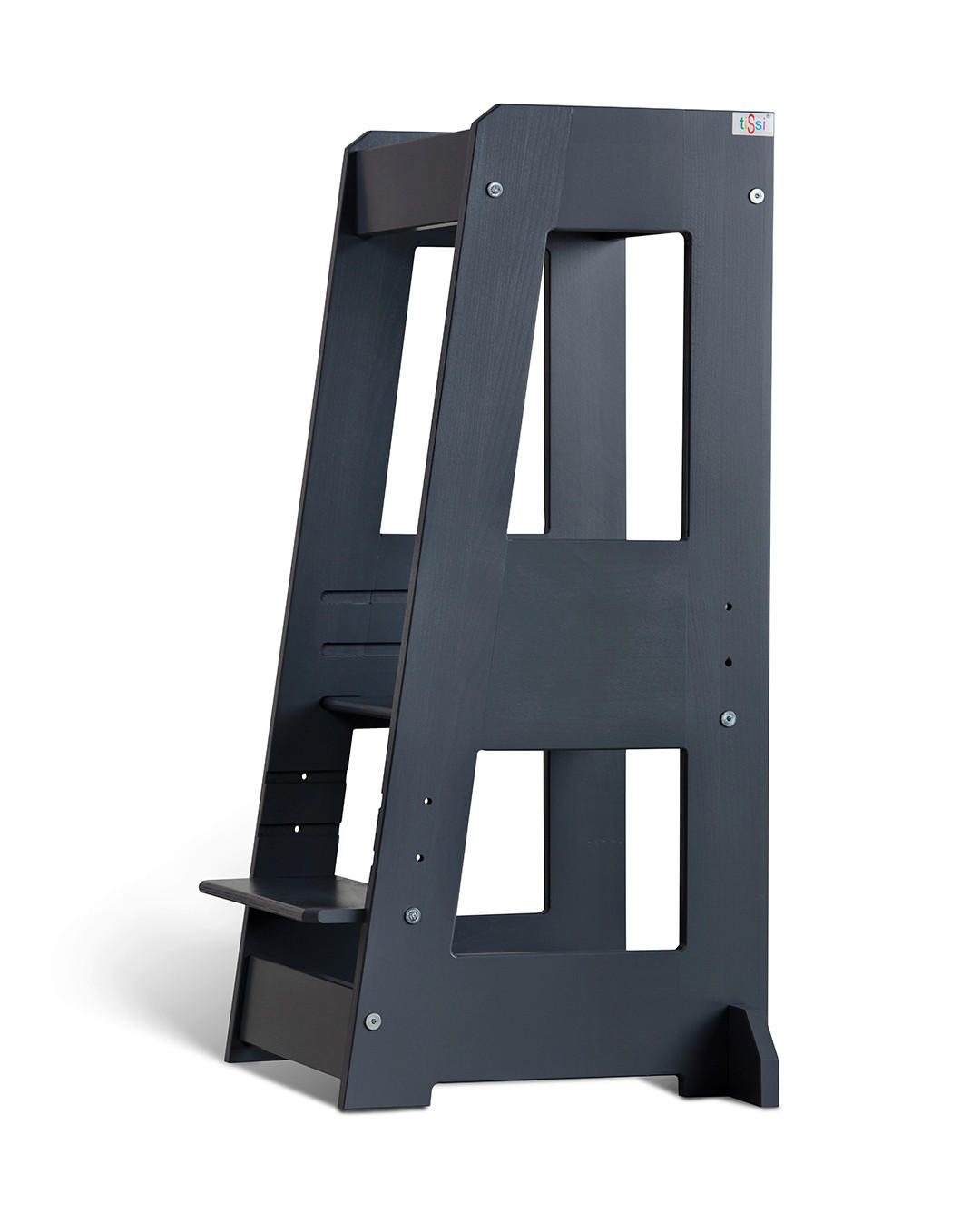 LERNTURM Felix  - Grau, MODERN, Holz (40/91/45cm) - tiSsi