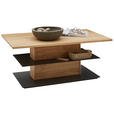 COUCHTISCH in Holz, Metall 120/70/47,6-66,9 cm  - Wildeiche/Schwarz, Natur, Holz/Metall (120/70/47,6-66,9cm) - Valnatura