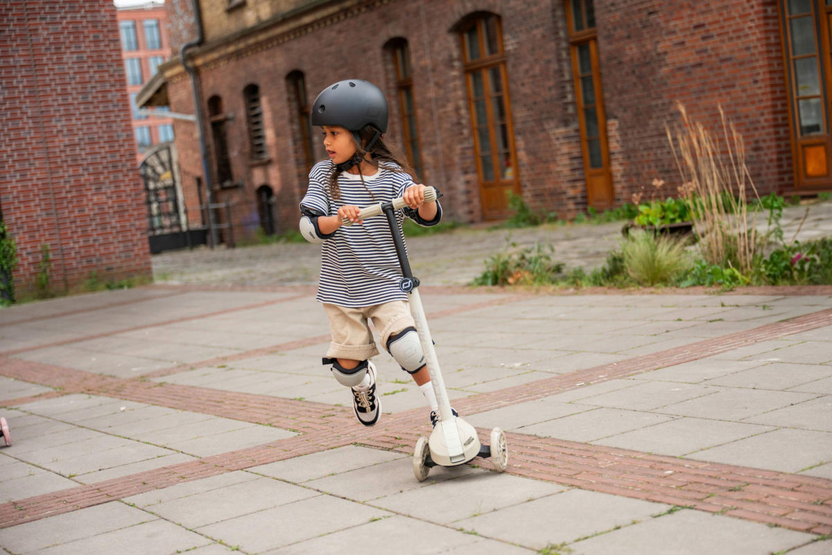 KINDERSCOOTER Highwaykick 3S  - Greige, Basics, Kunststoff (27/58/57,5cm) - Scoot and Ride