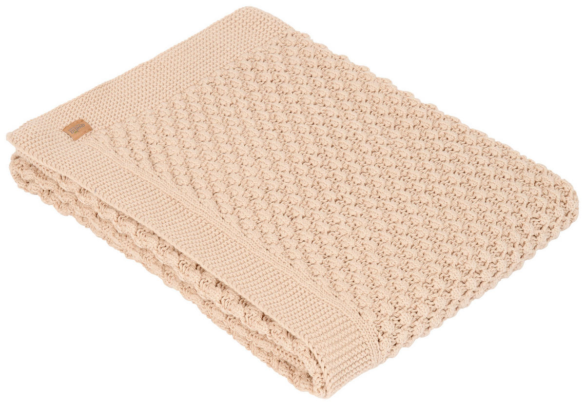 SCHMUSEDECKE  80/100 cm  - Naturfarben, Trend, Textil (80/100cm) - Avelia