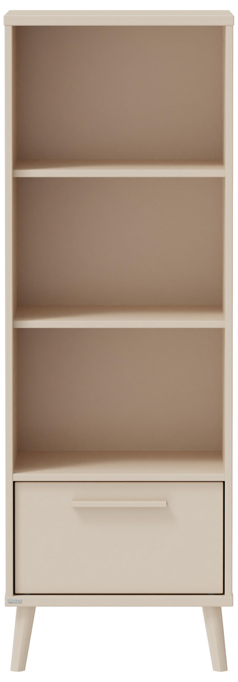 STOJEČ REGAL 48/139/41 cm bež  - bež, Basics, umetna masa/leseni material (48/139/41cm) - Paidi