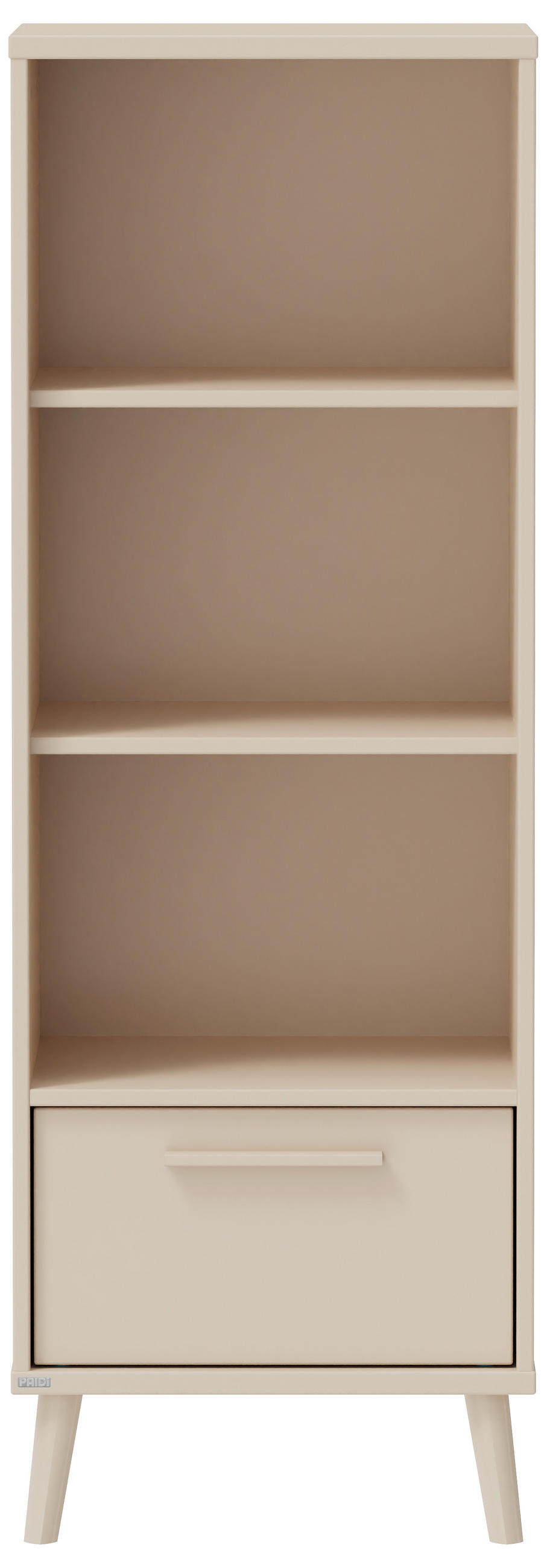 STOJEČ REGAL 48/139/41 cm bež  - bež, Basics, umetna masa/leseni material (48/139/41cm) - Paidi