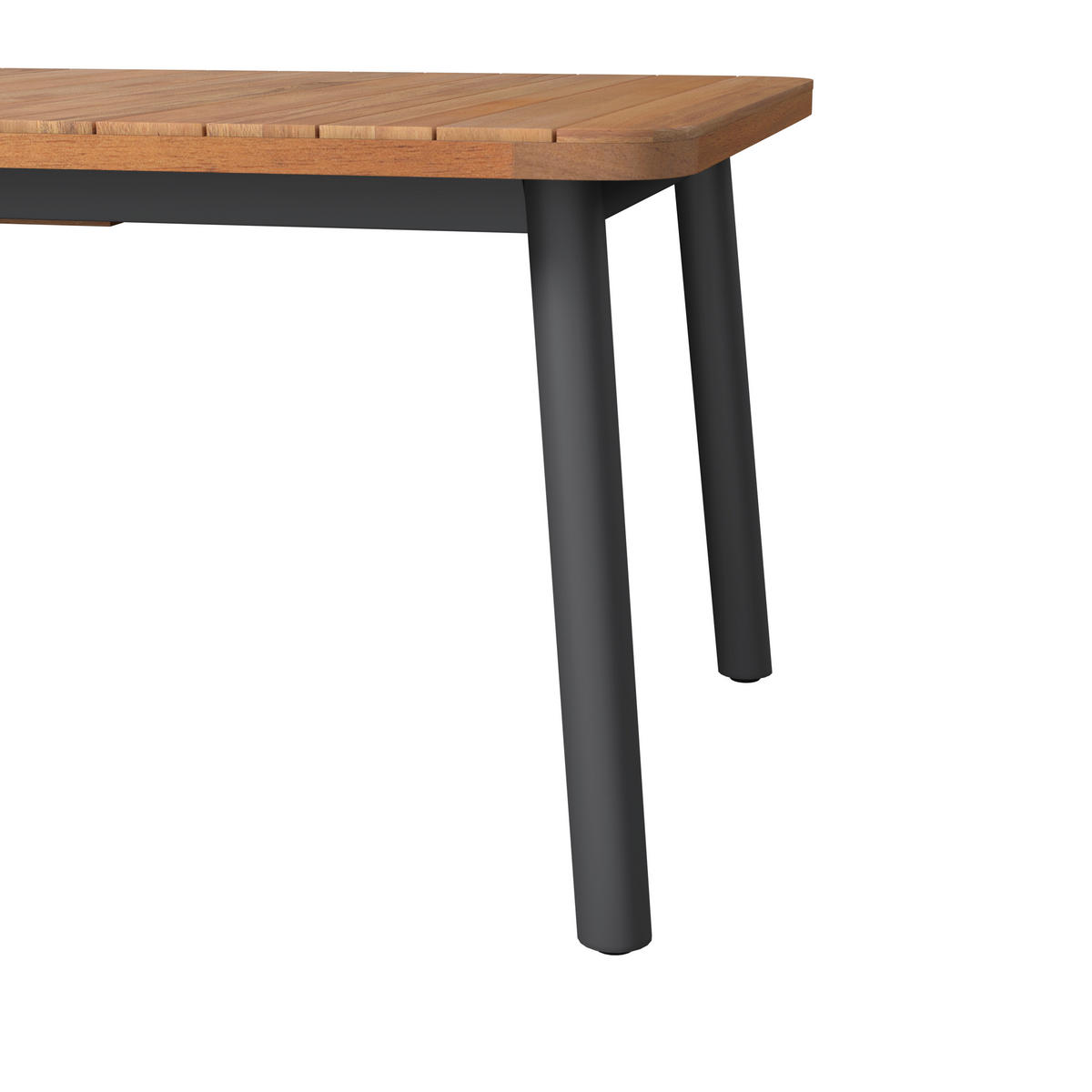 GARTENTISCH Holz, Metall rechteckig  - Akaziefarben, MODERN, Holz/Metall (100/75/180/240cm) - Ambia Garden