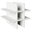 REGALEINSATZ - Weiß, Basics, Holzwerkstoff (34/34/33,4cm) - MID.YOU