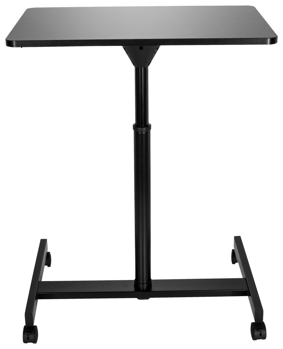 STOJEČI PULT - črna, Basics, kovina/leseni material (70/48/80-114cm) - MID.YOU