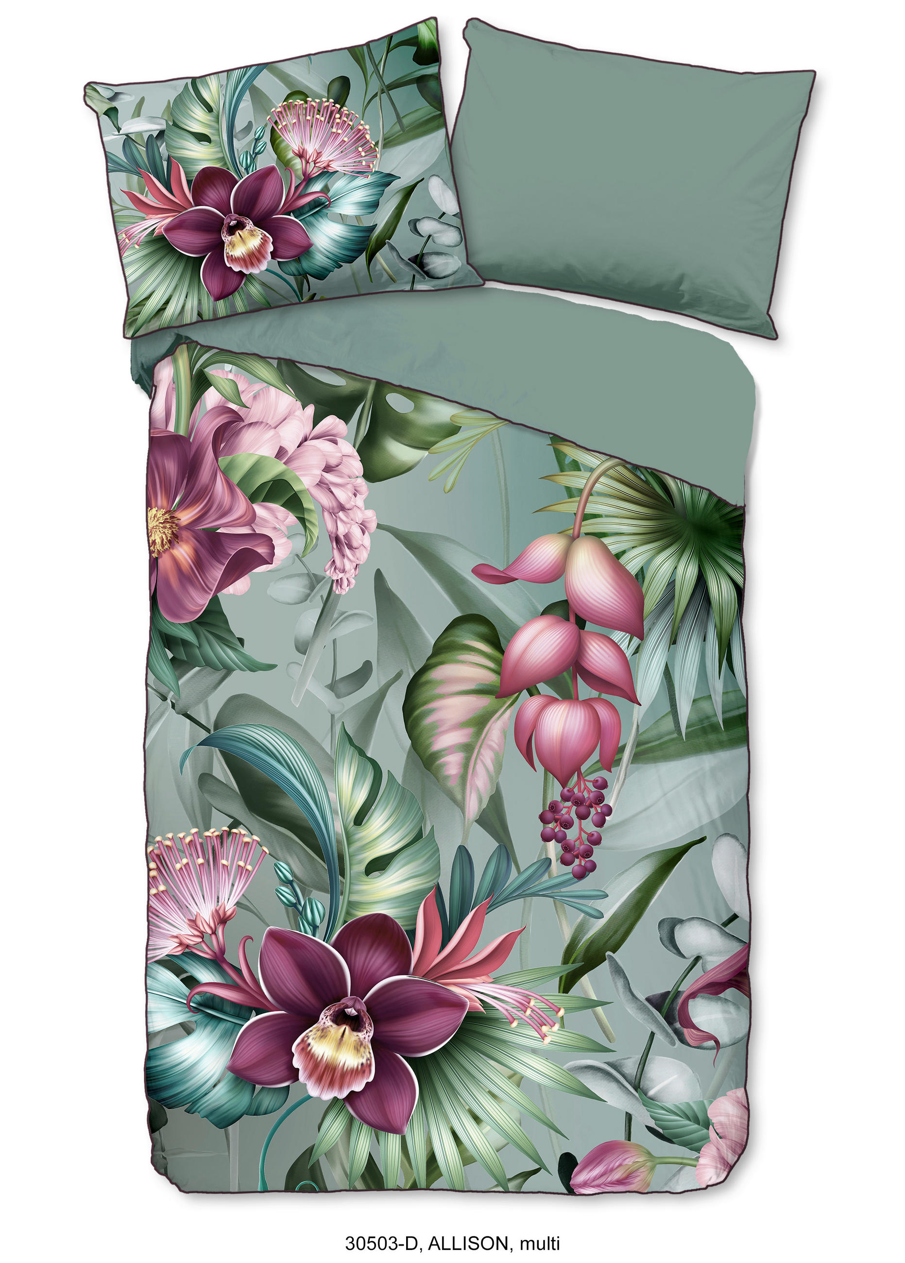 BETTWÄSCHE Descanso Satin 140/200 cm  - Multicolor, LIFESTYLE, Textil (140/200cm)