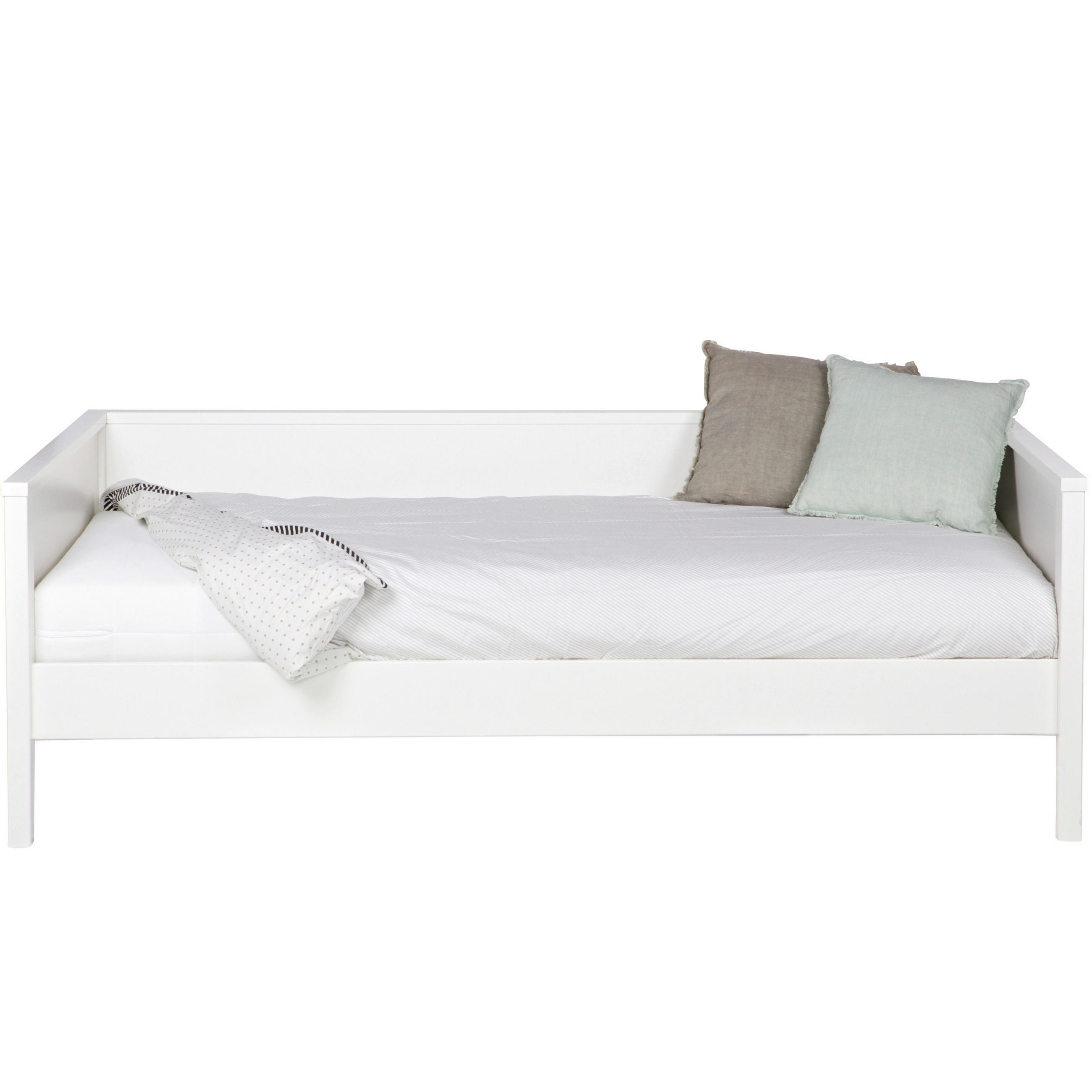 BETT 90/200 cm  in Weiß  - Weiß, Basics, Holz (90/200cm) - MID.YOU