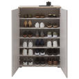 SCHUHSCHRANK 79/113,2/34 cm  - Kaschmir/Eichefarben, Design, Holzwerkstoff/Kunststoff (79/113,2/34cm) - Voleo