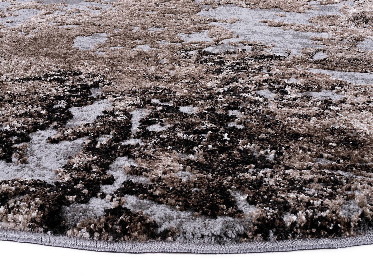 WEBTEPPICH 240 cm Timeline Quantum Braun, Beige  - Beige/Braun, Design, Textil (240cm) - Novel