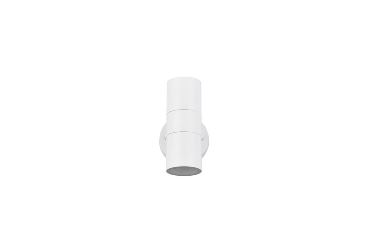 AUSSENWANDLEUCHTE Turia 16,5/9,5/11,5 cm  - Klar/Weiß, Design, Glas/Metall (16,5/9,5/11,5cm) - Trio Leuchten