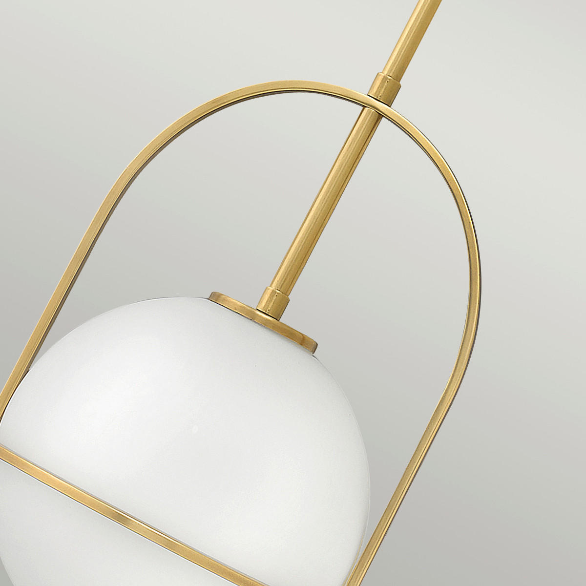 HÄNGELEUCHTE 28.9/50.3 cm    - Messingfarben, Design, Glas/Metall (28.9/50.3cm) - Elstead Lighting