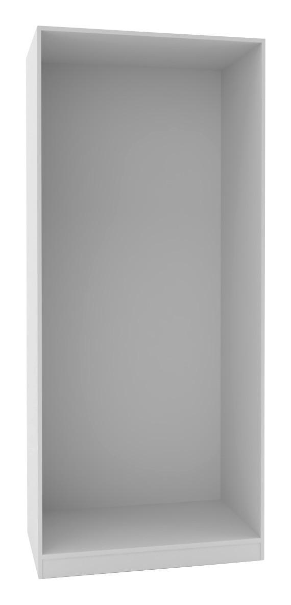 KLEIDERSCHRANKKORPUS 91,1/210/56,5 cm  - Weiß, KONVENTIONELL, Holzwerkstoff (91,1/210/56,5cm) - Hom`in