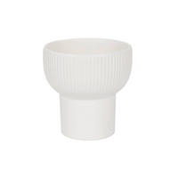 VASE 15 cm  - Weiß, LIFESTYLE, Keramik (15,3/15cm) - Ambia Home