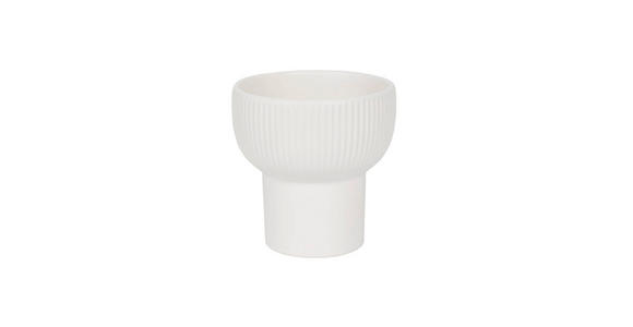VASE 15 cm  - Weiß, LIFESTYLE, Keramik (15,3/15cm) - Ambia Home