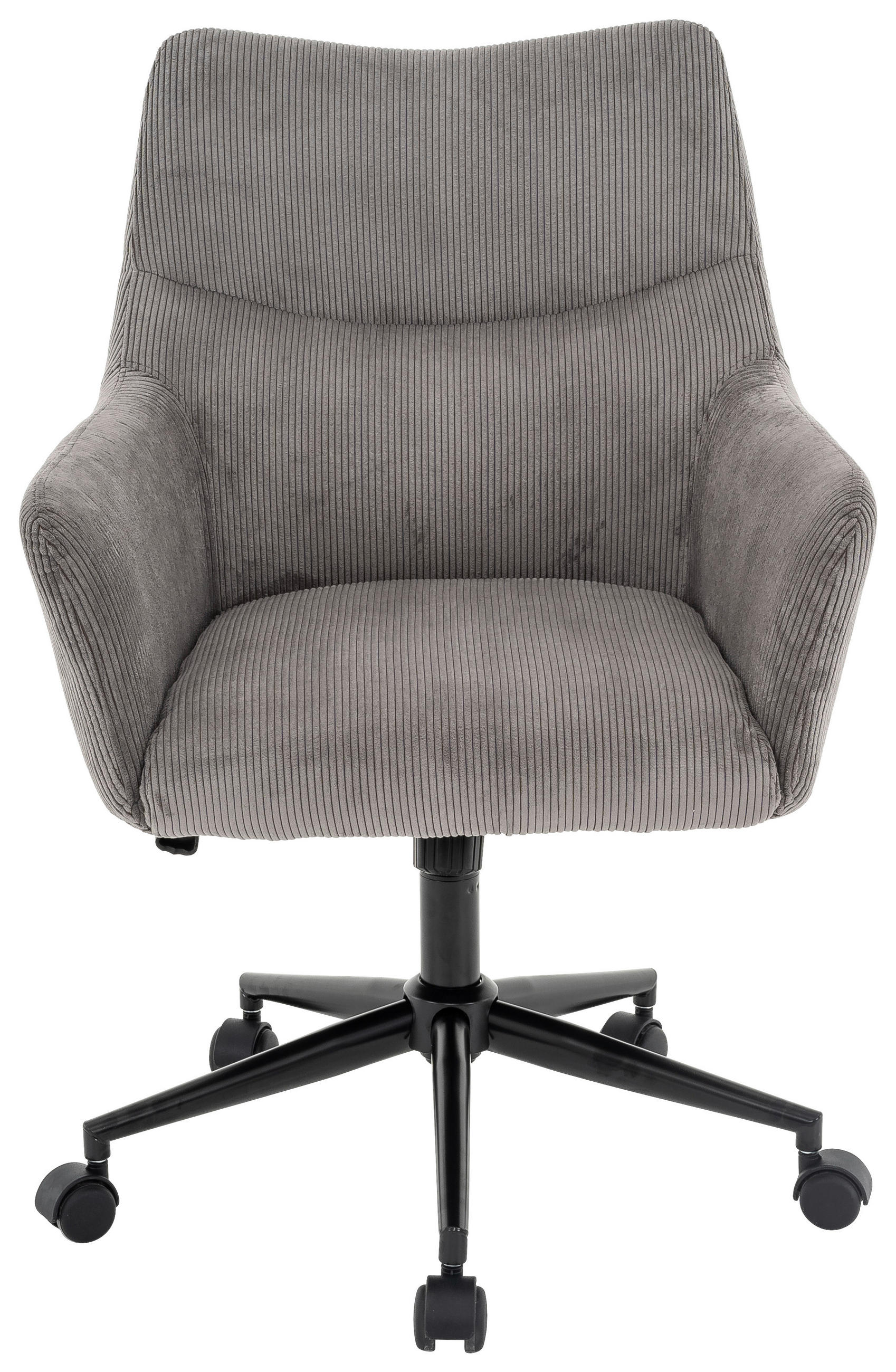 KANCELARIJSKA STOLICA  siva, crna   - siva/crna, Dizajnerski, metal/tekstil (64/90-98/68cm) - Carryhome