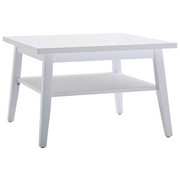 KONFERENČNÍ STOLEK - bílá, Design, dřevo/kompozitní dřevo (70/70/45cm) - Carryhome