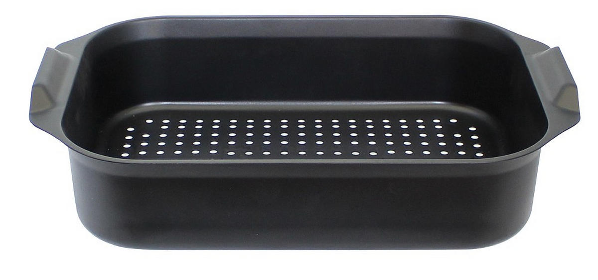 BRÄTER Bräter 7 L  - Transparent/Schwarz, Basics, Glas/Metall (27/14/40,5cm) - ELO