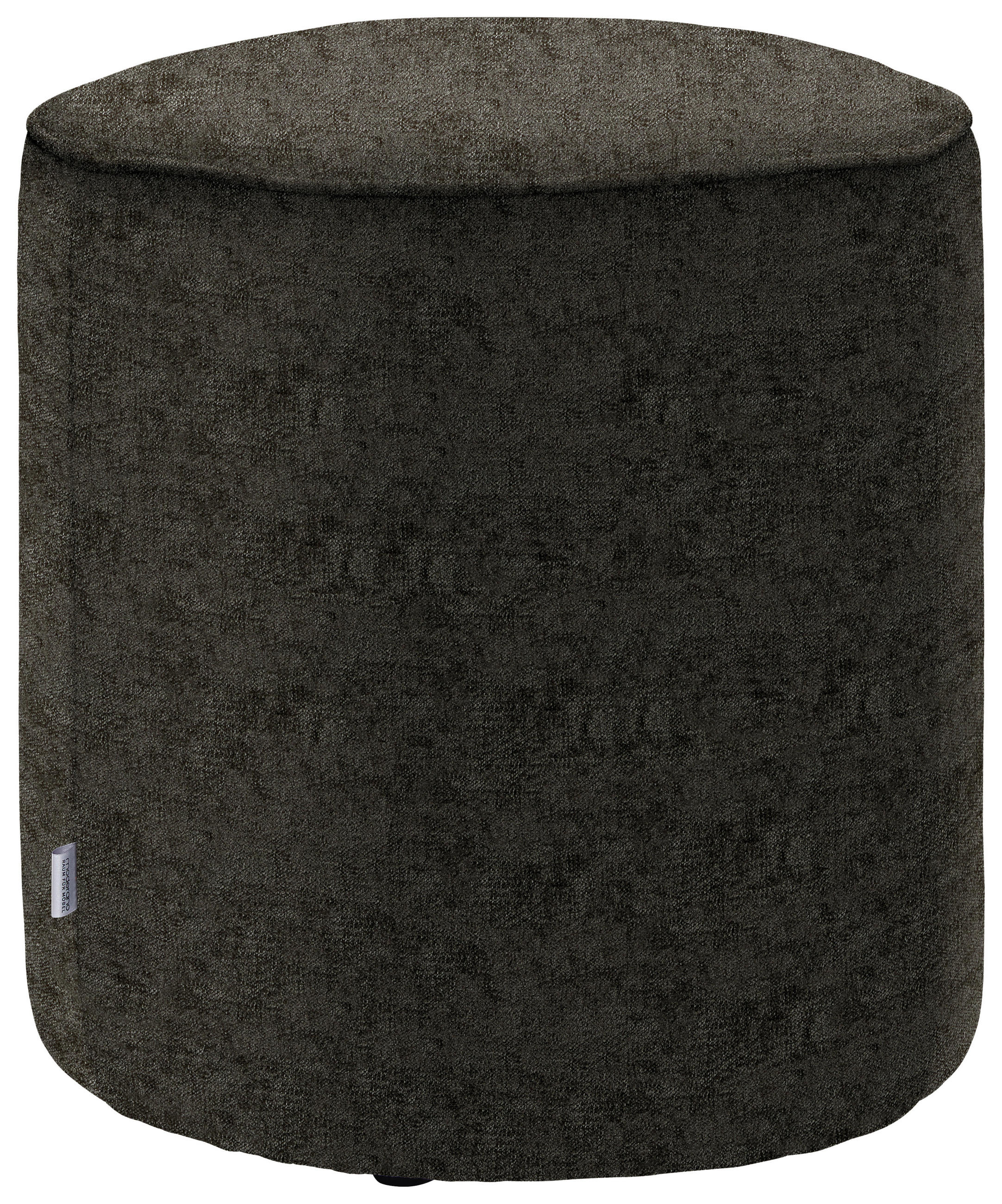 HOCKER in Textil Dunkelbraun  - Dunkelbraun, Design, Textil (44/46/44cm) - Belluti