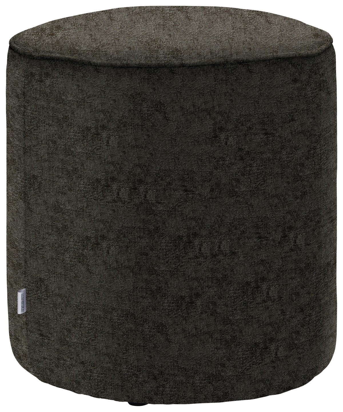 HOCKER in Textil Dunkelbraun  - Dunkelbraun, Design, Textil (44/46/44cm) - Belluti