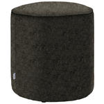 HOCKER in Textil Dunkelbraun  - Dunkelbraun, Design, Textil (44/46/44cm) - Belluti