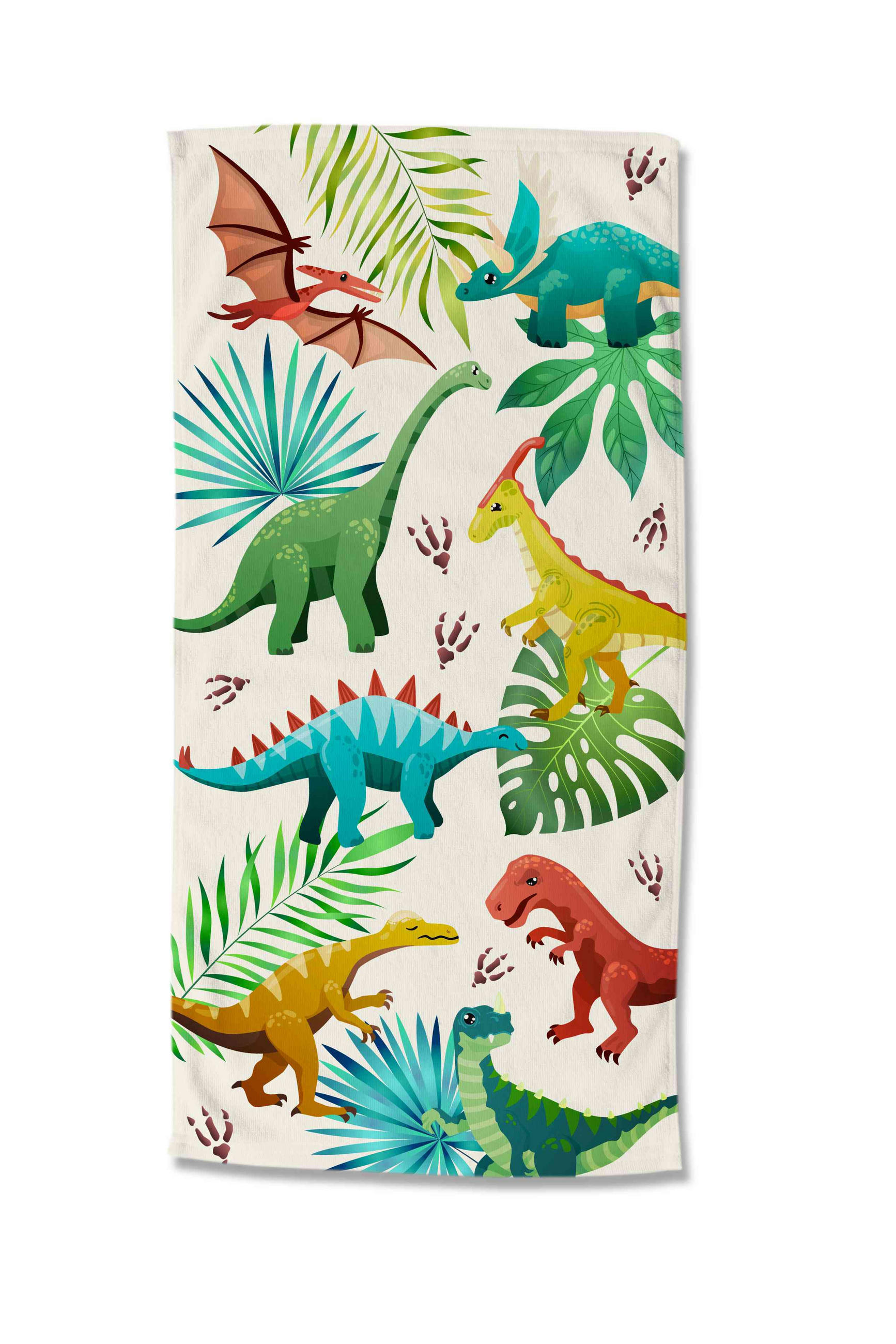 Strandtuch Dinos Multicolor 75x150 Cm